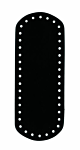 Stafil-laukunpohja 21x8cm Musta Keinonahka Image 1